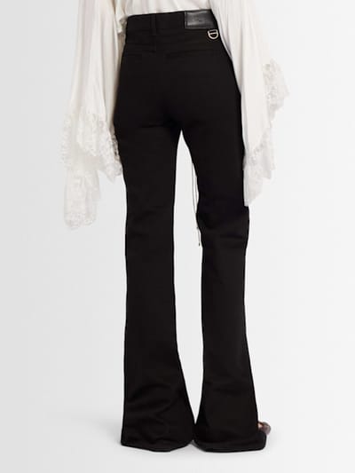 Chloé: Cigarette pants with zip closure