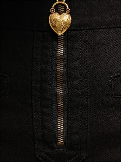 Chloé: Cigarette pants with zip closure
