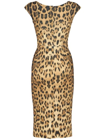 Roberto Cavalli: Midikleid mit konturiertem Bustier