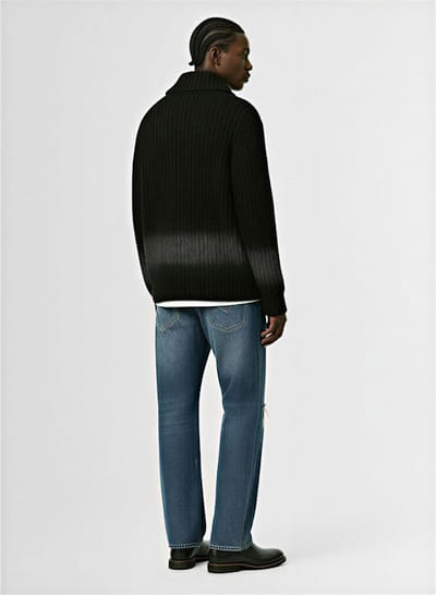 Sacai: 带中央拉链的夹克