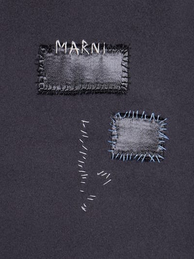Marni: 短夹克，带有装饰细节