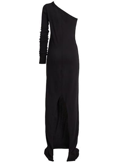 Rick Owens DRKSHDW: 长款裙子，带不对称袖子