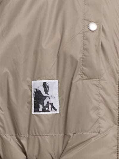 Rick Owens DRKSHDW: 短款连帽羽绒夹克