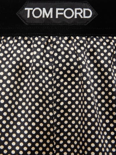 Tom Ford: Shorts with elastic waist and print