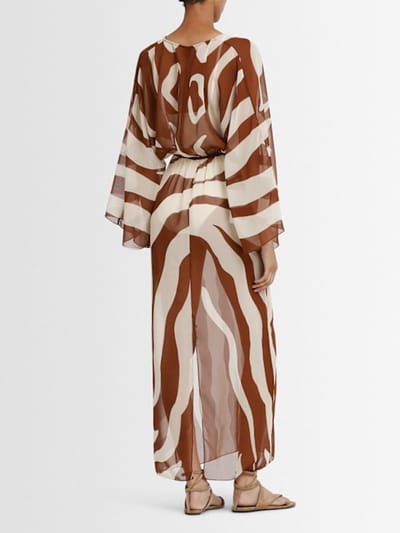 Johanna Ortiz: Abito maxi in chiffon stampato