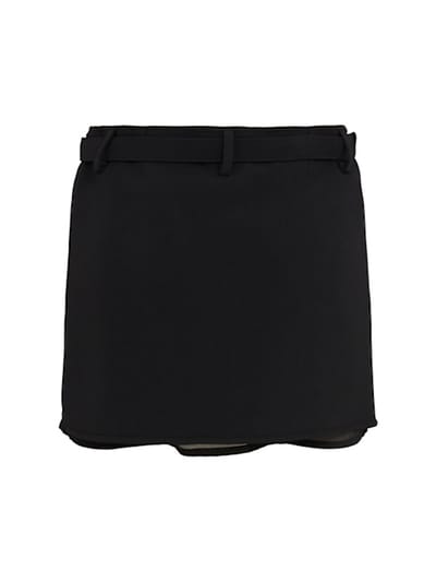 The Attico: Wallet skirt with belt