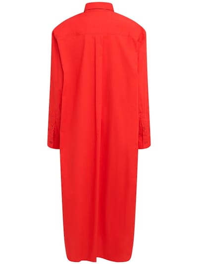The Frankie Shop: Abito chemisier lungo in popeline di cotone