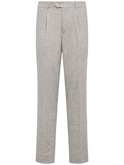 Brunello Cucinelli: 带尖领的双排扣外套