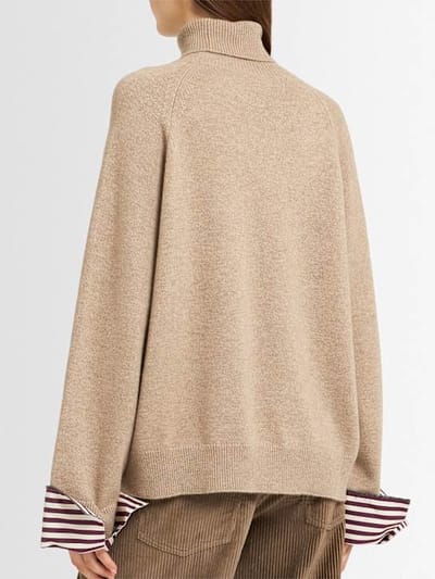 Brunello Cucinelli: 泡袖高领毛衣