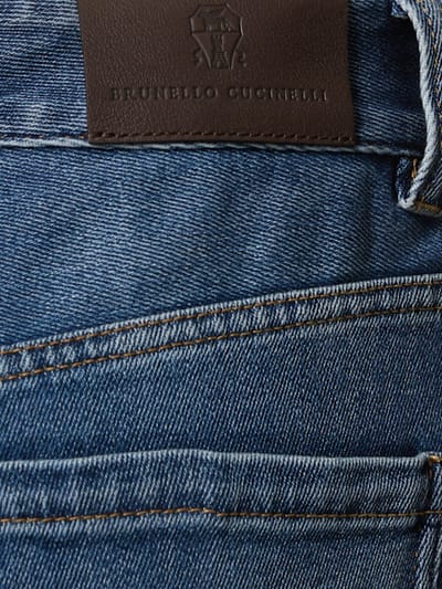 Brunello Cucinelli: 高腰宽腿牛仔裤