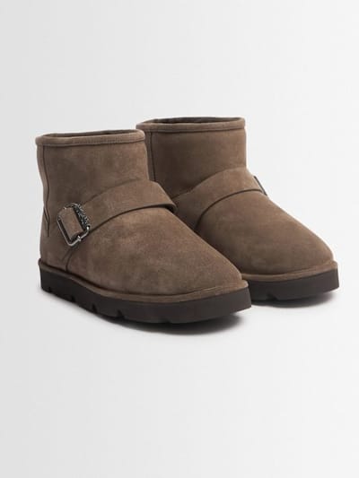 Brunello Cucinelli: 带扣 ankle boots