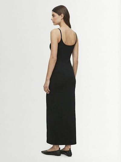 Éterne: Robe longue en modal stretch