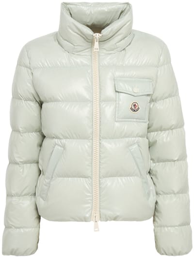 Moncler: 短款带帽羽绒服