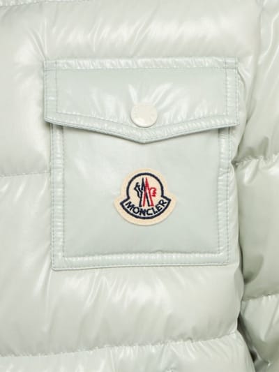 Moncler: 短款带帽羽绒服