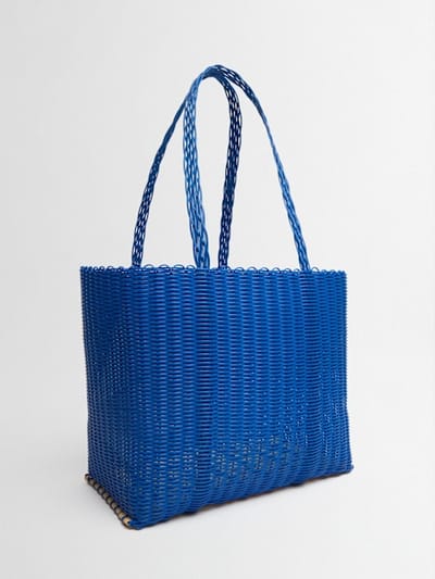 RAYAS COLLECTIVE: Tote with long handles and soft profile