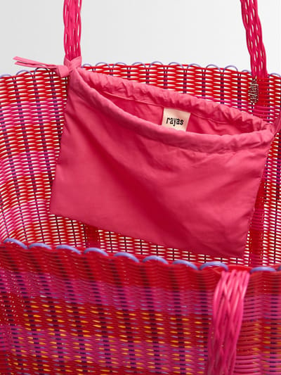 RAYAS COLLECTIVE: Tote with double handles