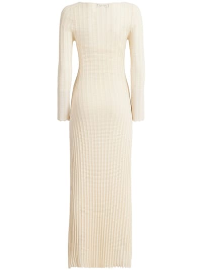 FABIANA FILIPPI: Long dress in openwork cotton knit