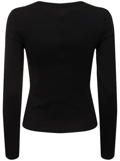 Flore Flore: 有机棉罗纹T恤Max Tee