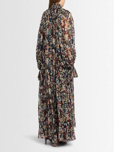 Khaite: Silk turtleneck maxi dress