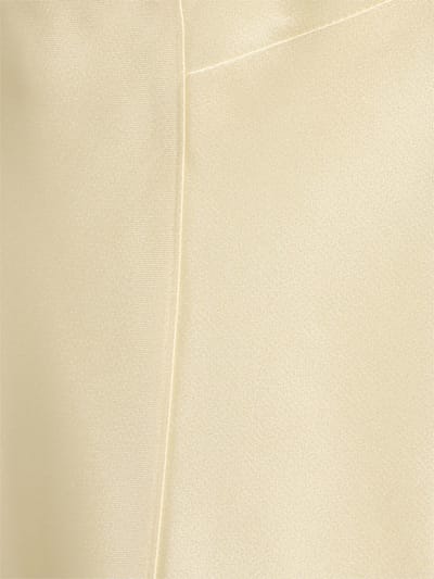 Khaite: Long satin dress with straps