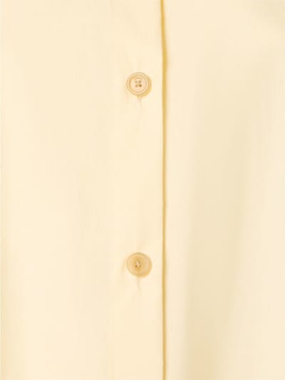 Khaite: Cotton shirt dress with buttons
