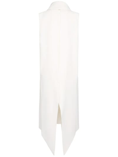 Khaite: Sleeveless midi dress with drape