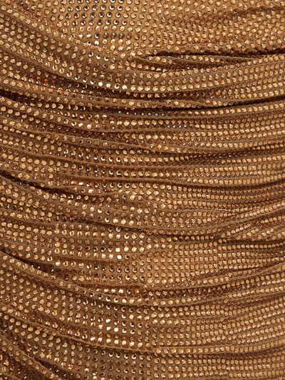 Giuseppe Di Morabito: Robe mini drapée ornée de cristaux