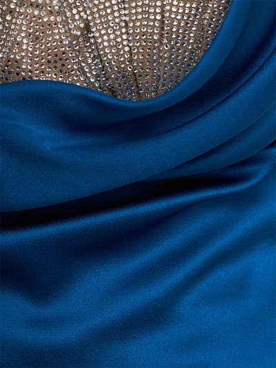Giuseppe Di Morabito: Satin maxi dress with crystals