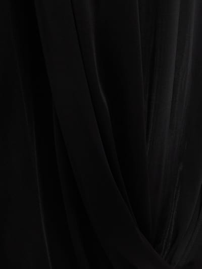 Giuseppe Di Morabito: Kleid mit hohem Kragen und drapiertem Ärmel