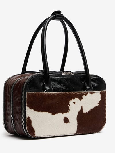 Marni: Small Bauletto calf leather shoulder bag