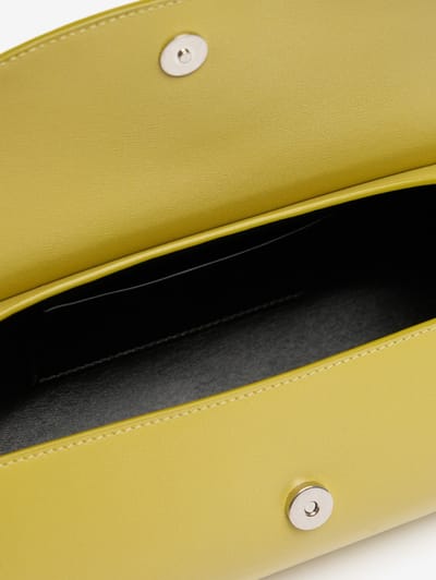 Jil Sander: Small Cannolo leather shoulder bag