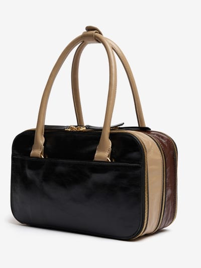 Marni: Small Bauletto 皮革肩背包
