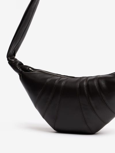 Lemaire: Small Croissant soft nappa shoulder bag