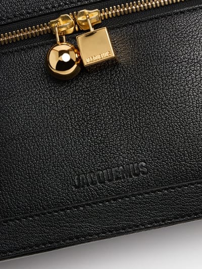 Jacquemus: Henkeltasche Le Petit Vanity aus Leder