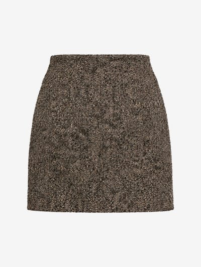 MSGM: Buttoned mini skirt