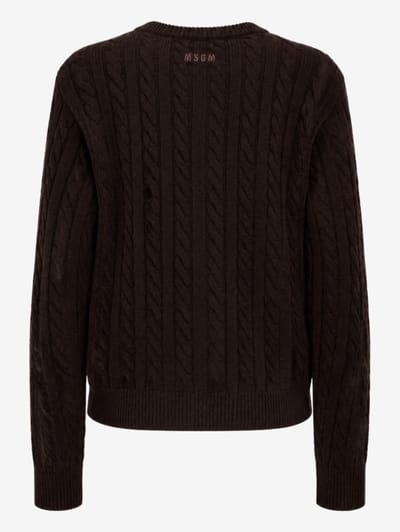 MSGM: Cardigan a trecce