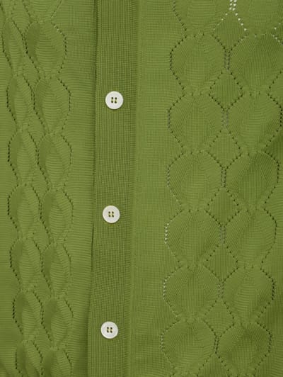 Marni: Pointelle knit techno cardigan