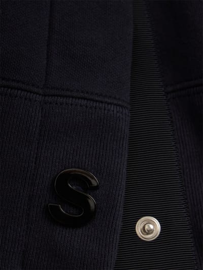 Sacai: HOODIE EN Éponge CLASSICS