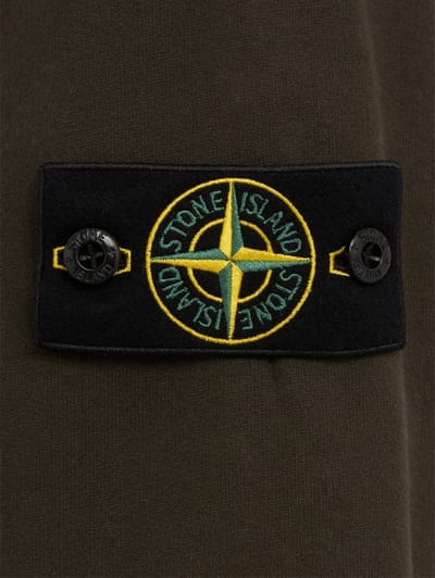 Stone Island: 棉质圆领卫衣