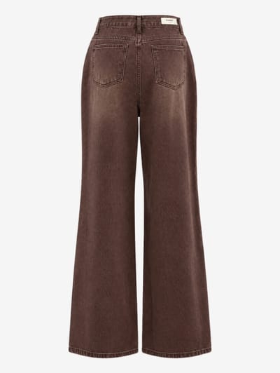 LA PISCINE: Denim pants