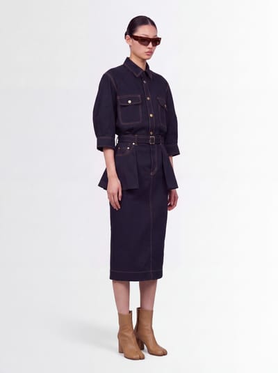 Sacai: Denim Shirt