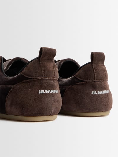 Jil Sander: Etage Viskose Samt Sneakers