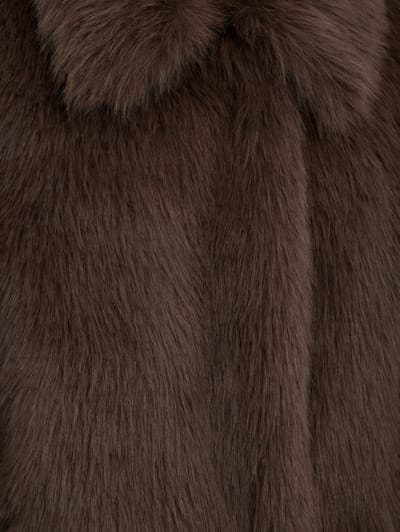 LA PISCINE: Veste en fausse fourrure