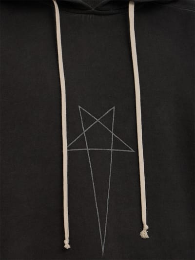 Rick Owens DRKSHDW: Felpa - oversized hoodie