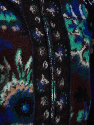 Sacai: Floral Jacquard Knit Blouson