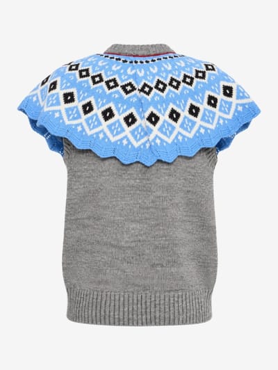 MSGM: Gilet con collo a mantellina