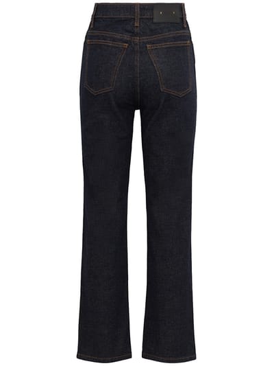 Khaite: Abigail flared cotton denim jeans