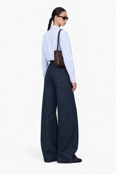 Jil Sander: Treated cotton denim jeans