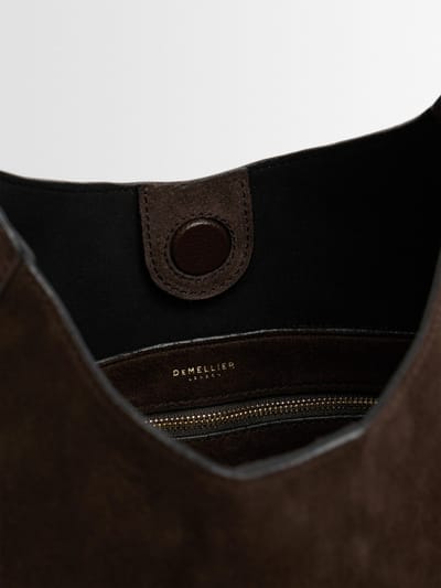 DeMellier: 大型锡耶纳绒面桶包