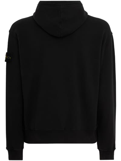 Stone Island: 徽标棉质帽衫